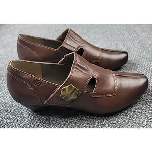 Josef Seibel Tina Women’s EU 37 US 6.5 Slip On Mary Jane Bootie Brown Leather